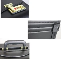 Pilotenkoffer Zonder Wiel - Kunstleer Zwart - Grote Piloten Koffer Met Laptopvak En Cijferslot - Kantoor Koffer - Werk Koffer -Tassen Kortingen Winkel 1200x1157 1