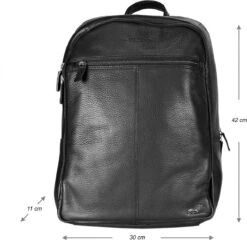 Rugzak Dames Leer Of Rugtas Heren Leer - Zwart Leer - Zwarte Laptop Rugzak Unisex -Tassen Kortingen Winkel 1200x1164 5