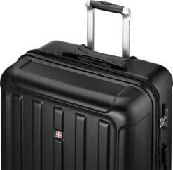 Swiss Alps - Reiskoffer - 78 Cm - 4 Wielen - Zwart 12 Swiss Alps - Reiskoffer - 78 Cm - 4 Wielen - Zwart -Tassen Kortingen Winkel 1200x1175