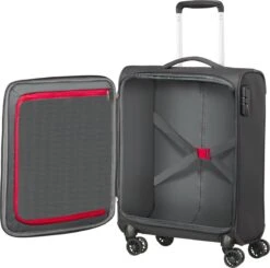 American Tourister Reiskoffer - Crosstrack Spinner 55/20 Tsa (Handbagage) Grey/Red 11 American Tourister Reiskoffer - Crosstrack Spinner 55/20 Tsa (Handbagage) Grey/Red -Tassen Kortingen Winkel 1200x1192 1