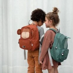 Trixie Hippo Kinderrugzak / Rugtas / Schooltas - Backpack - 12 Liter - Katoen - Blauw -Tassen Kortingen Winkel 1200x1200 1031