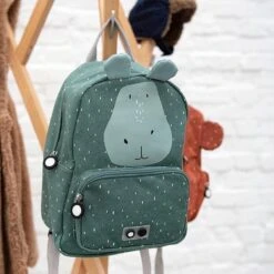 Trixie Hippo Kinderrugzak / Rugtas / Schooltas - Backpack - 12 Liter - Katoen - Blauw -Tassen Kortingen Winkel 1200x1200 1034