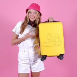 Biggdesign Cats Handbagage - Koffer - Reiskoffer - Geel - Klein -Tassen Kortingen Winkel 1200x1200 122