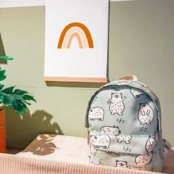 Kidzroom Simple Things Rugzak Meisje - Rugtas Kind - 2 T/m 6 Jaar - Mint - Blauw -Tassen Kortingen Winkel 1200x1200 1379