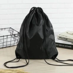 Merkloos Gymtas Met Rijgkoord - Nylon Rugzakjes – Nylon Rugzak – Geel -Tassen Kortingen Winkel 1200x1200 1395