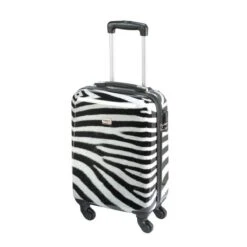 Princess Traveller Animal Print - Handbagagekoffer - Zebra - Small - 55cm -Tassen Kortingen Winkel 1200x1200 175