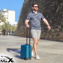 CabinMax Handbagage Koffer - Trolley 30L - Harde Reiskoffer - 45x36x20cm - Lichtgewicht - Groot Capaciteit - Endless Sea -Tassen Kortingen Winkel 1200x1200 345