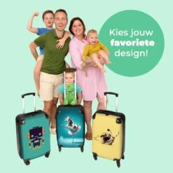 NoBoringSuitcases.com® Koffer - Koe - Ballet - Rok - Portret - Dieren - Trolley Op Wieltjes - Handbagagekoffer - Past Binnen 55x40x20 Cm En 55x35x25 Cm - Reiskoffer -Tassen Kortingen Winkel 1200x1200 426