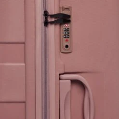 ©TROLLEYZ - Paris No.5 - Reiskoffer - 78cm Met TSA Slot - Dubbele Wielen - 360° Spinners - 100% Polypropyleen - Reiskoffer In Rose Blush -Tassen Kortingen Winkel 1200x1200 473