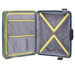 CarryOn Steward TSA Reiskoffer - 65cm Trolley Met Kliksloten - Dubbele Wielen - Blauw -Tassen Kortingen Winkel 1200x1200 597