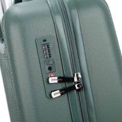 Decent Handbagage Koffer / Trolley / Reiskoffer - 55 Cm - 38 Liter - ABS - Tranporto - Groen -Tassen Kortingen Winkel 1200x1200 62