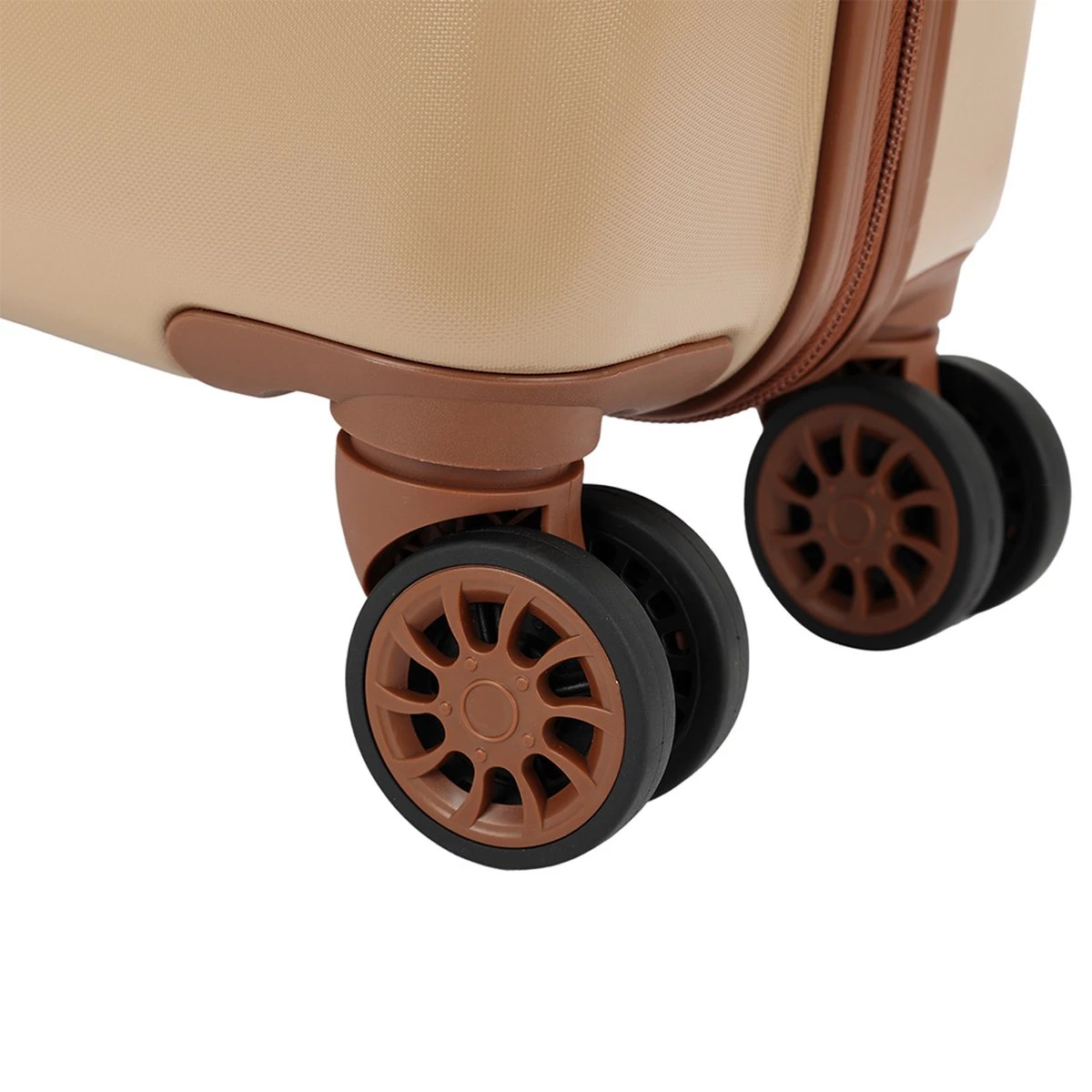 Decent Retro Koffer Groot 76 Cm Beige Brown 7 Decent Retro Koffer Groot 76 Cm Beige Brown - Afbeelding 5