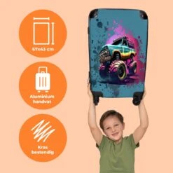 NoBoringSuitcases.com® Koffer Groot - Monstertruck - Verf - Graffiti - Roze - Neon - Trolley Koffer Met TSA-slot - Met Wielen - 90 Liter - Reiskoffer - 66 Cm 12 NoBoringSuitcases.com® Koffer Groot - Monstertruck - Verf - Graffiti - Roze - Neon - Trolley Koffer Met TSA-slot - Met Wielen - 90 Liter - Reiskoffer - 66 Cm -Tassen Kortingen Winkel 1200x1200 721
