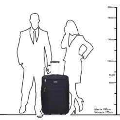Decent Basic-Line Large Trolley 73 Cm - Zwart -Tassen Kortingen Winkel 1200x1200 73