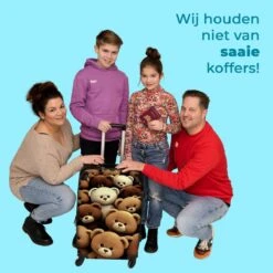 NoBoringSuitcases.com® Koffer Groot - Teddybeer - Knuffel - Bruin - Beer - Trolley Koffer Met TSA-slot - Met Wielen - 90 Liter - Reiskoffer - 66 Cm 14 NoBoringSuitcases.com® Koffer Groot - Teddybeer - Knuffel - Bruin - Beer - Trolley Koffer Met TSA-slot - Met Wielen - 90 Liter - Reiskoffer - 66 Cm -Tassen Kortingen Winkel 1200x1200 737