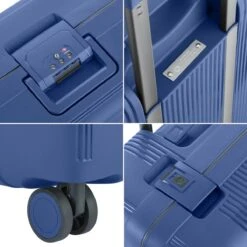 CarryOn Protector Luxe 2-delige Kofferset - TSA Trolleyset Handbagage En Groot - Kliksloten - Ultralicht - Blauw -Tassen Kortingen Winkel 1200x1200 809