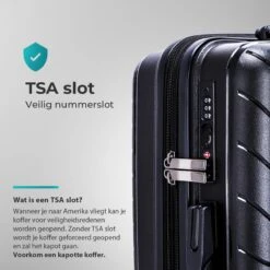 Legage Kofferset - Kofferset 3-Delig - Inclusief TSA Sloten - 1 Handbagage Koffer - Trolley - Zwart 16 Legage Kofferset - Kofferset 3-Delig - Inclusief TSA Sloten - 1 Handbagage Koffer - Trolley - Zwart -Tassen Kortingen Winkel 1200x1200 875