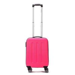 Decent Handbagage Koffer / Trolley / Reiskoffer - 50 Cm - 32 Liter - ABS - Neon-Fix - Roze -Tassen Kortingen Winkel 1200x1200 9