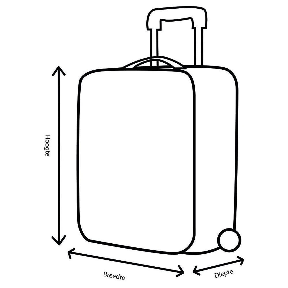 Dermata Pilotenkoffer Nylon 1340NY Zwart 12 Dermata Pilotenkoffer Nylon 1340NY Zwart - Afbeelding 10