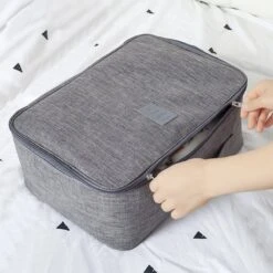 Merkloos TDR-Organiser Opbergtas-reistas Handbagage -Luxe Organizer Voor Kleren En Toiletartikelen -Grijs -Tassen Kortingen Winkel 1200x1200 904