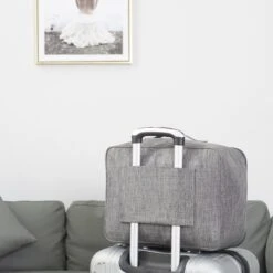 Merkloos TDR-Organiser Opbergtas-reistas Handbagage -Luxe Organizer Voor Kleren En Toiletartikelen -Grijs -Tassen Kortingen Winkel 1200x1200 907