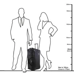 Enrico Benetti Orlando 35303 M Reistas / Sporttas Met Wielen 68 Liter - Blauw -Tassen Kortingen Winkel 1200x1200 949