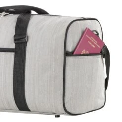 TravelZ Hipster Reistas | 36 Liter Compacte Weekendtas | 53 X 28 X 24cm | Grijs -Tassen Kortingen Winkel 1200x1200 979