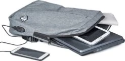 SafeSave Rugtas – Waterafstotende Schooltas Met Laptop Vak En Usb Aansluiting – Schoudertas – 15.6 Inch – Licht Grijs 21 SafeSave Rugtas – Waterafstotende Schooltas Met Laptop Vak En Usb Aansluiting – Schoudertas – 15.6 Inch – Licht Grijs -Tassen Kortingen Winkel 1200x590