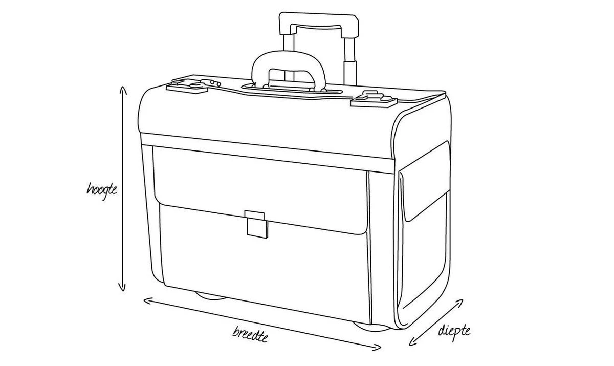 Lightpak Business Laptop Overnight Trolley Treviso 6 Lightpak Business Laptop Overnight Trolley Treviso - Afbeelding 4