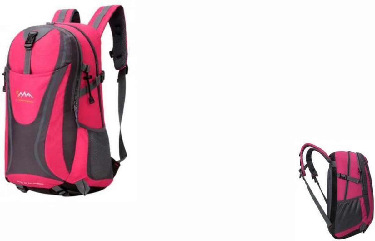 Cwi Rugzak Trekking 30 Liter 29 X 50 Cm Polyester Zwart/roze 3 Cwi Rugzak Trekking 30 Liter 29 X 50 Cm Polyester Zwart/roze