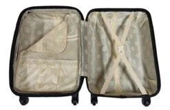 SB Travelbags 'Expandable' Handbagage Koffer 53cm 4 Wielen Trolley - Zilver -Tassen Kortingen Winkel 1200x775
