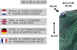 MuchoWow® Koffer - Marmer - Groen - Lijn - Past Binnen 55x40x20 Cm En 55x35x25 Cm - Handbagage - Trolley - Fotokoffer - Cabin Size - Print -Tassen Kortingen Winkel 1200x779 1