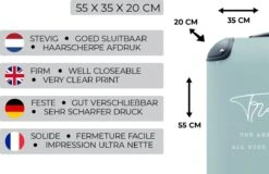 MuchoWow® Koffer - Spreuken - Quotes - The Answer To All Your Problems - Travel - Reizen - Past Binnen 55x40x20 Cm En 55x35x25 Cm - Handbagage - Trolley - Fotokoffer - Cabin Size - Print -Tassen Kortingen Winkel 1200x779 3