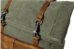 MORGNTAU - Ukiyo - Rugzak - Backpack - Groen - Canvas - Leer -Tassen Kortingen Winkel 1200x794