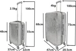 SB Travelbags Kofferset - 2 Delige -Roze - 75cm/55cm -Tassen Kortingen Winkel 1200x797 1
