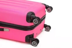 Decent Handbagage Koffer / Trolley / Reiskoffer - 50 Cm - 32 Liter - ABS - Neon-Fix - Roze -Tassen Kortingen Winkel 1200x800