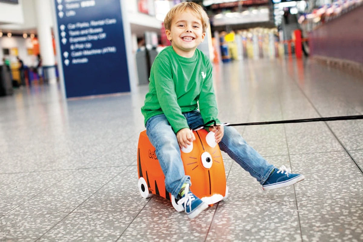 Trunki Ride-On Handbagage Koffer 46 Cm - Tijger Tipu 10 Trunki Ride-On Handbagage Koffer 46 Cm - Tijger Tipu - Afbeelding 8