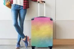 Koffer - Meisje - Regenboog - Trap - Wolken - Kinderen - Koffer Meisje - 35x55x20 Cm - Handbagage - Trolley - Reiskoffer -Tassen Kortingen Winkel 1200x800 5