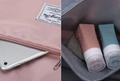 Merkloos Opvouwbare Handbagage Reistas – Opvouwbaar Tot 28 X 18 Cm – Blauw -Tassen Kortingen Winkel 1200x813 8