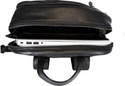 Rugzak Dames Leer Of Rugtas Heren Leer - Zwart Leer - Zwarte Laptop Rugzak Unisex -Tassen Kortingen Winkel 1200x829