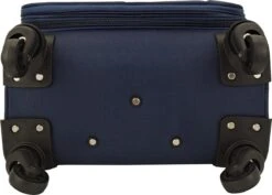 SB Travelbags Bagage Stoffen Koffer 75cm 4 Wielen Trolley - Blauw -Tassen Kortingen Winkel 1200x859 1