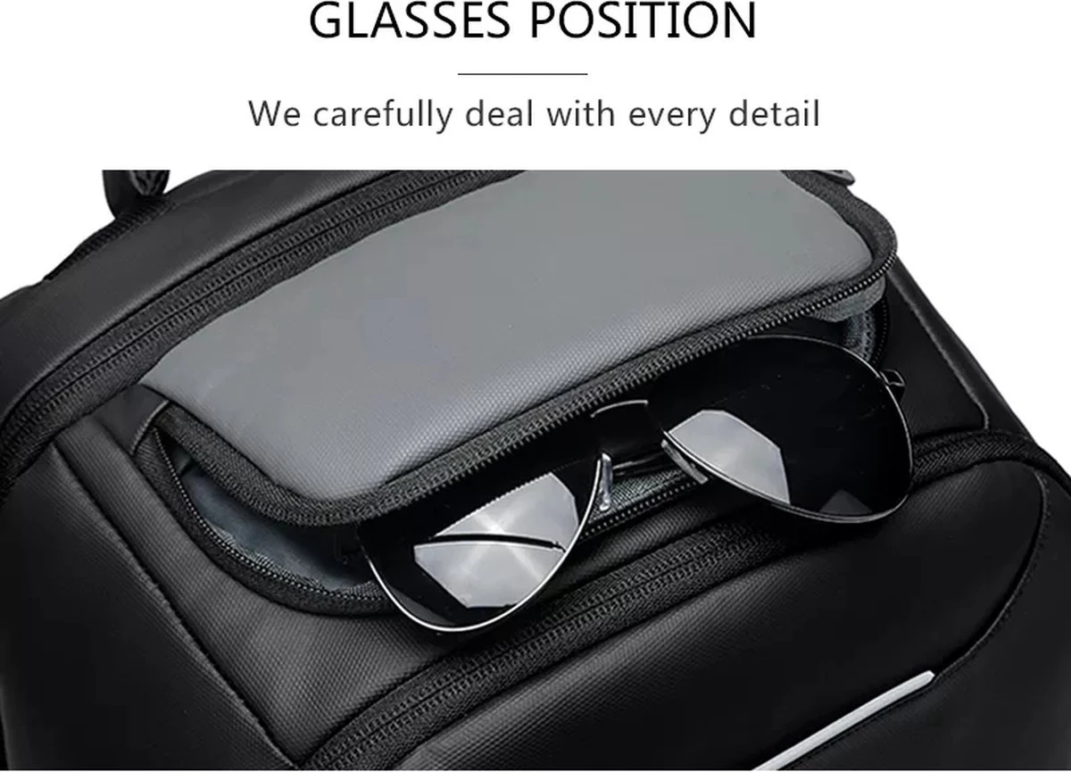 Eurcool Rugzak Mannen Multifunctionele Grote Capaciteit Mannelijke Mochila Tassen Usb-poort Opladen Laptop School Rugzakken 9 Eurcool Rugzak Mannen Multifunctionele Grote Capaciteit Mannelijke Mochila Tassen Usb-poort Opladen Laptop School Rugzakken - Afbeelding 7