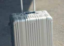 Aluminium Handbagage Koffer Mozzel Darrow - Reiskoffer Met Wielen - 51cm - Harde Koffer - Zilver -Tassen Kortingen Winkel 1200x874