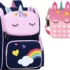 Unicorn Speelgoed - Pop It Tasje - Schooltas Meisje - Kinderrugzak - Rugtas Meisje - Blauw - 40 X 27 X 15 Cm -Tassen Kortingen Winkel 1200x883 2