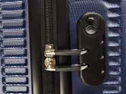 SB Travelbags Handbagage Koffer 55cm 4 Wielen Trolley - Blauw -Tassen Kortingen Winkel 1200x898