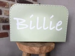 Merkloos Koffertje Karton Groen Maat L Met Eigen Opdruk - Met Naam -Tassen Kortingen Winkel 1200x899 2