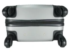 Handbagage Koffer 51cm 4 Wielen Trolley - Zilver -Tassen Kortingen Winkel 1200x899