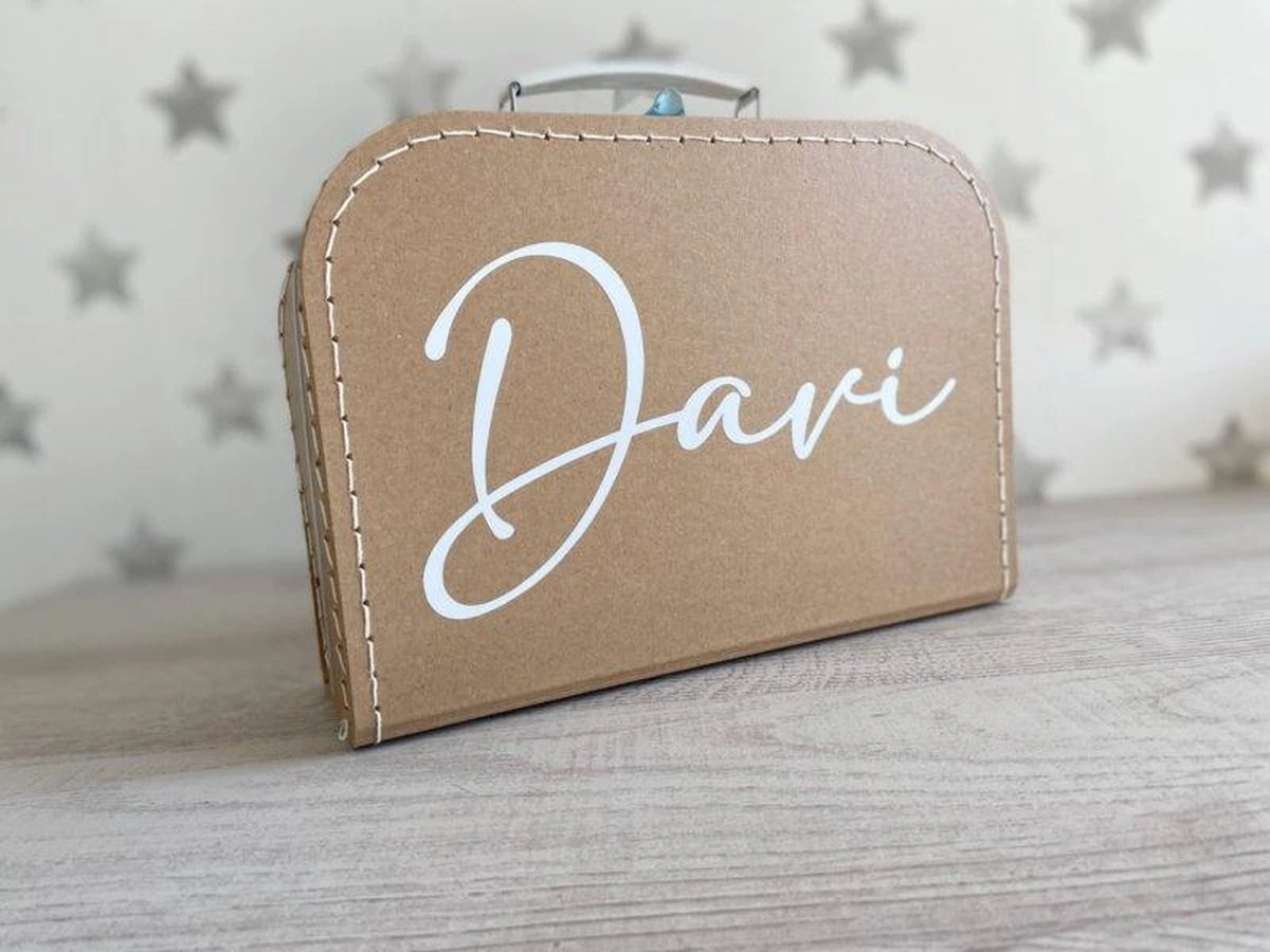 Kinder Koffertje | Naam Koffertje | Logeerkoffer | Kraamcadeau | Baby | Keuze Uit Diverse Kleuren 3 Kinder Koffertje | Naam Koffertje | Logeerkoffer | Kraamcadeau | Baby | Keuze Uit Diverse Kleuren