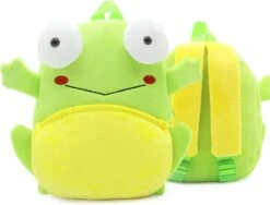 Kikker Backpack - Funky Frog - Peuter Rugtas – Rugzak Schooltas Voor Peuters/Kleuters – Jongens En Meisjes | Kinderrugzak | Kinder Rugzak | Dieren | Schooltas | Peuterspeelzaal | Opvang | 6 Liter | Klein Peuter Rugzak | Rugtas | Schooltas -Tassen Kortingen Winkel 1200x914 1
