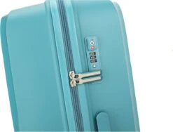 Decent CROSS-ONE PP Trolley 76 Cm - 94 Liter - TSA Slot - Petrol -Tassen Kortingen Winkel 1200x915